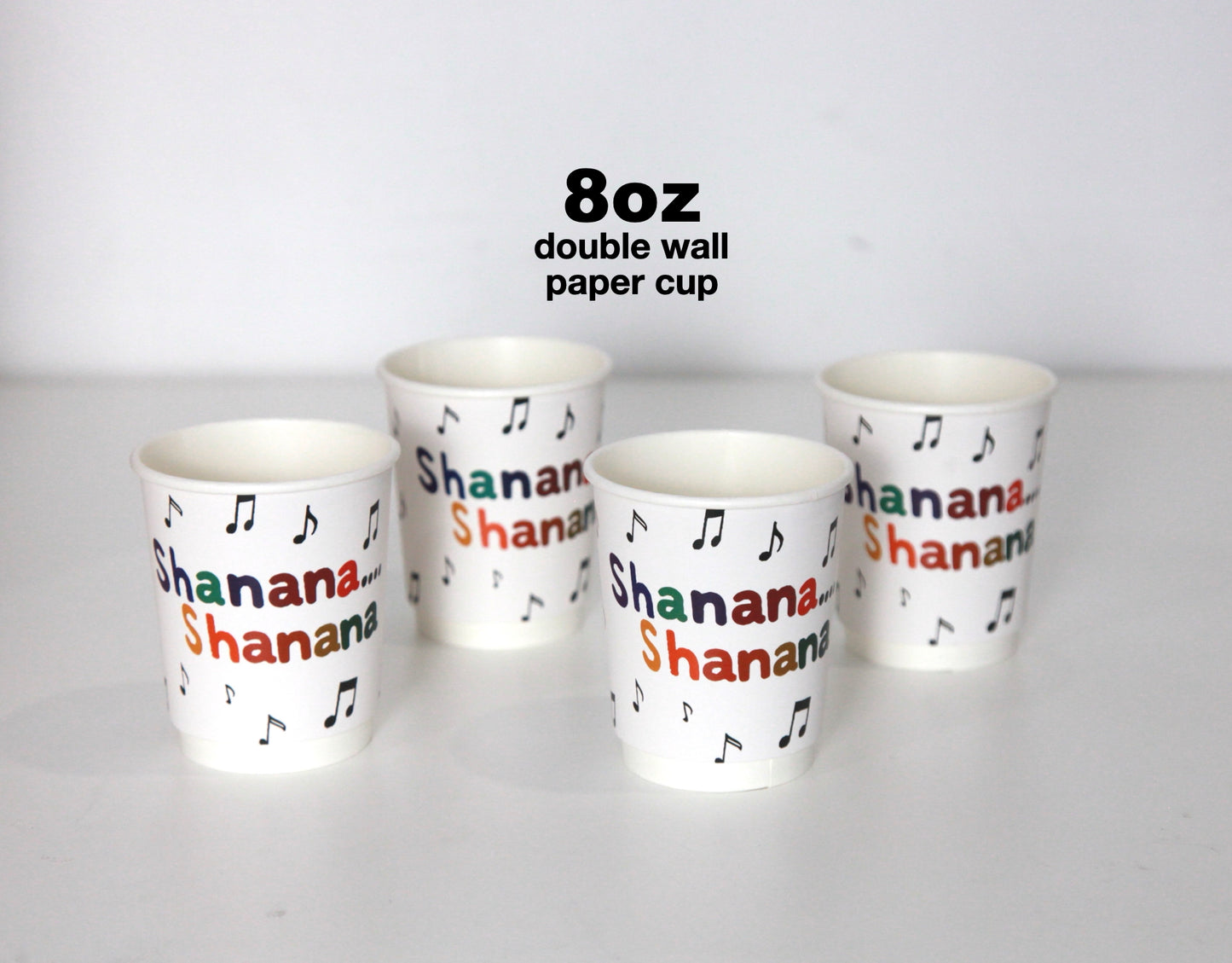 8oz DOUBLE WALL PAPER CUP (50pcs Music)