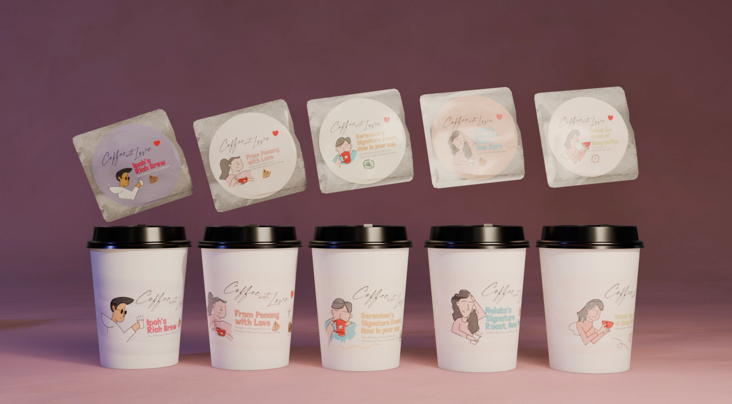 [COFFEE WITH LOVE] 5 Malaysian Kopi Flavour - Penang, Seremban, Ipoh, Malacca, Klang