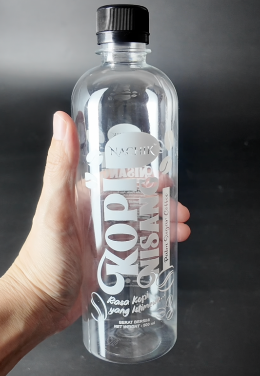 500ml PET Bottle with Cap [Custom Printing]