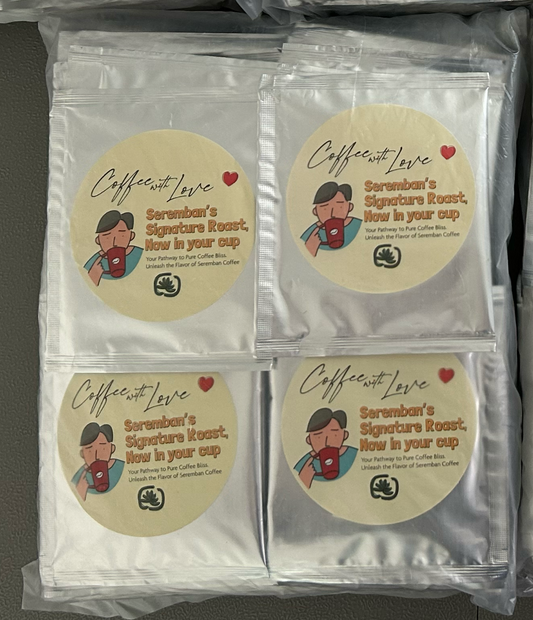 [Loose 40pcs/pack] Seremban Coffee - Coffee with Love, Malaysia Hometown Coffee