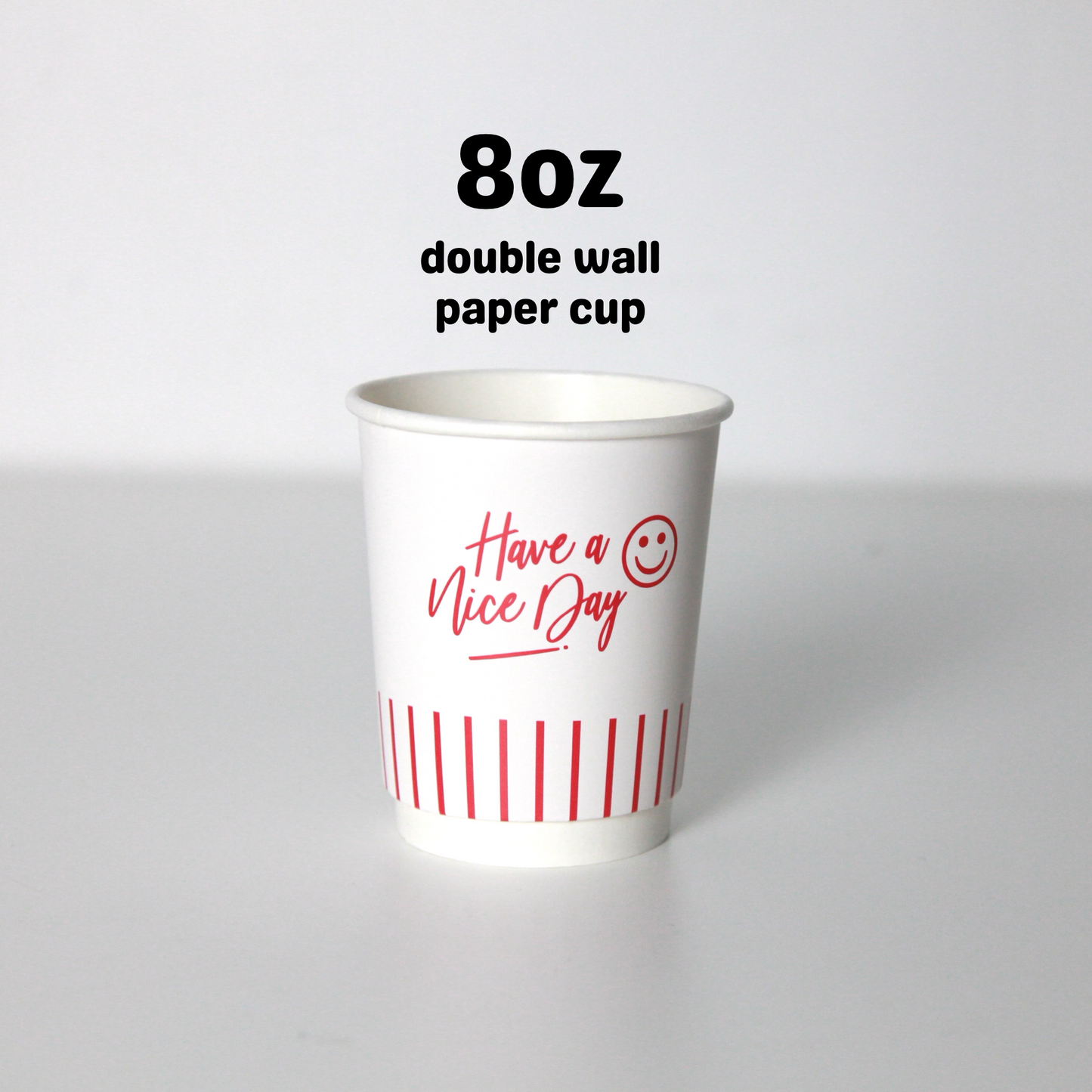 8oz DOUBLE WALL PAPER CUP (50pcs Nice Day)