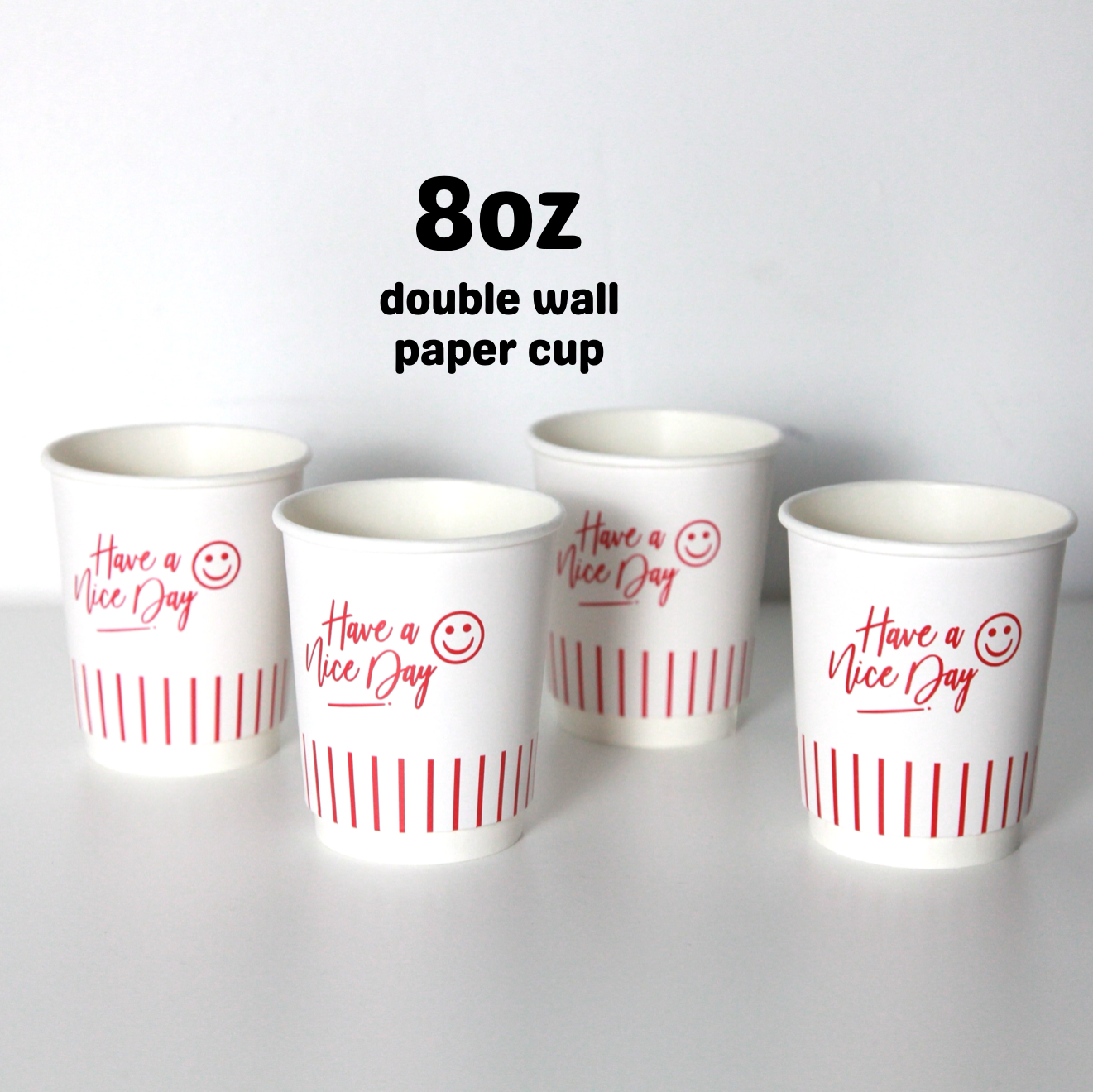 8oz DOUBLE WALL PAPER CUP (50pcs Nice Day)