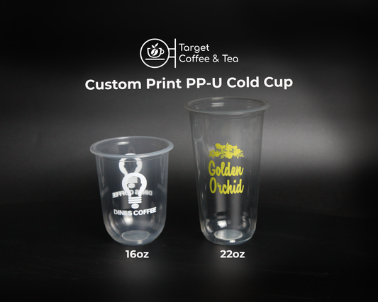 PP-U Cold Cups 16/22oz [Custom Printing]