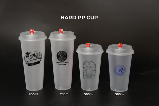Hard PP Cup 500/700ml [Custom Printing]