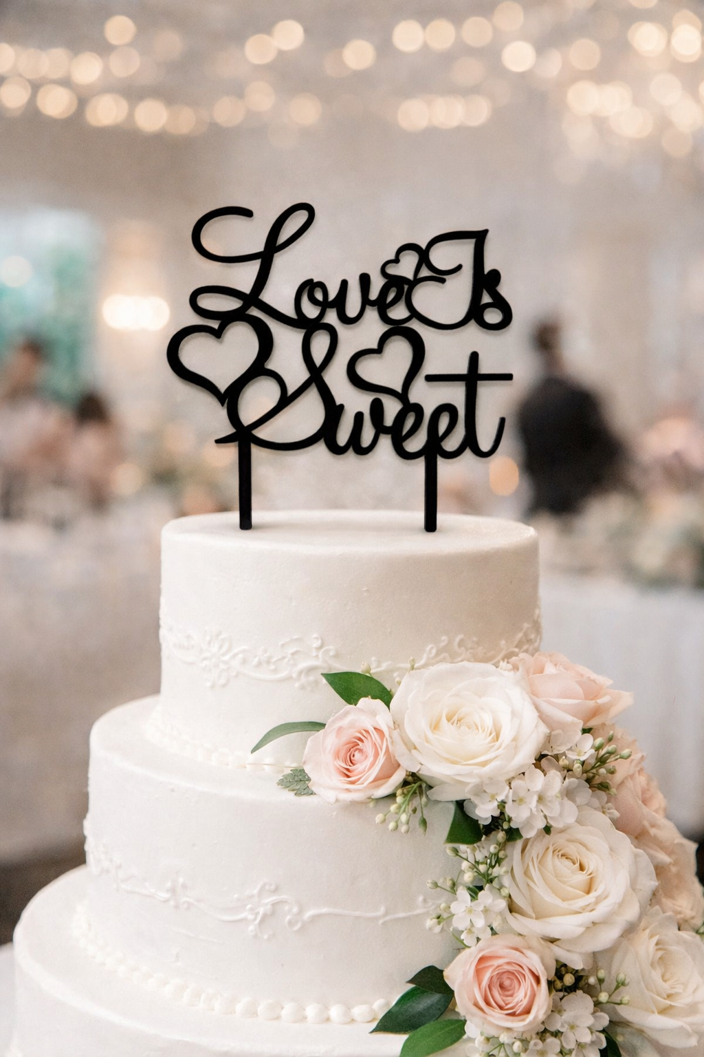 CAKE TOPPER - LOVE IS SWEET