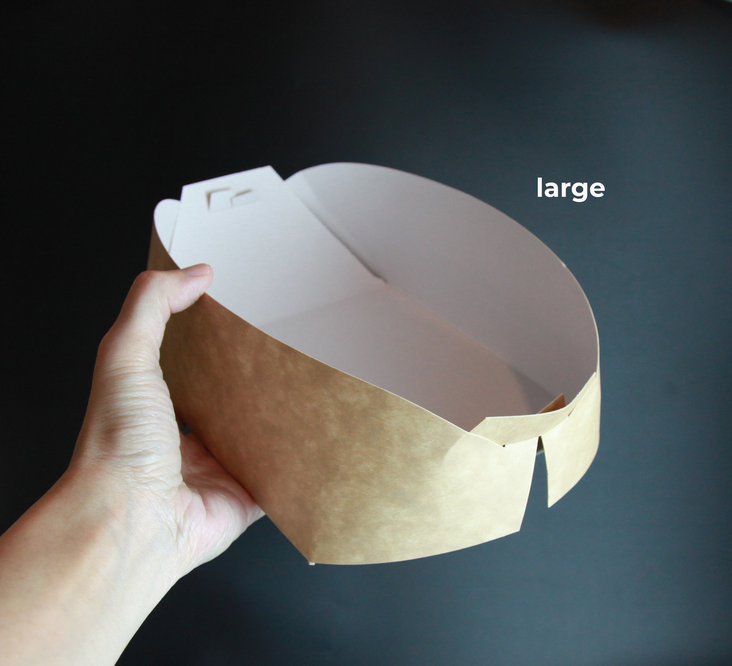 Sustainable Eco Paper Boat Tray (10pcs/pack)