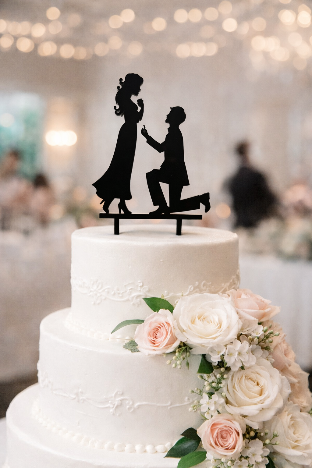 CAKE TOPPER - WEDDING PROPOSAL